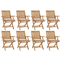Practical 8-Piece Folding Chair Set for Outdoor Use