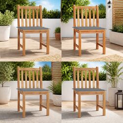 Versatile 4-Piece Garden Chairs Set for Your Home
