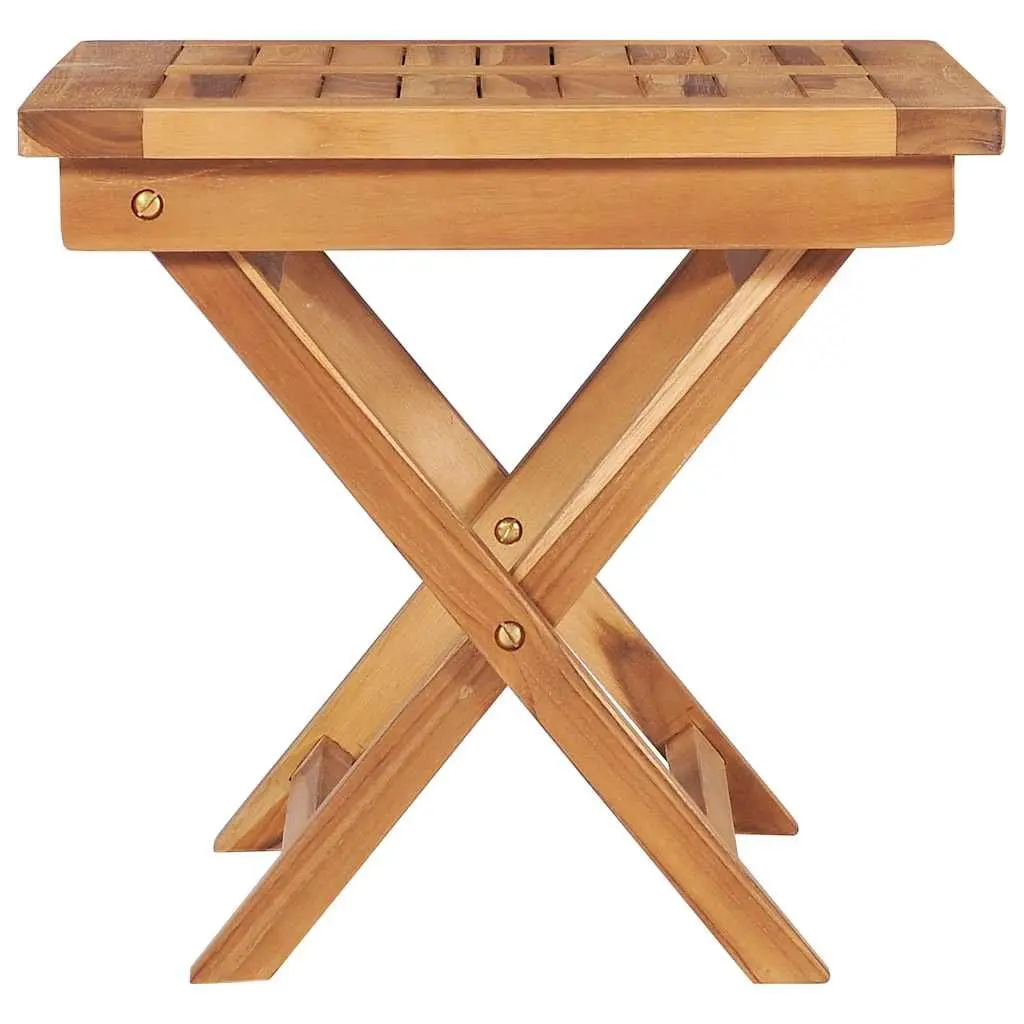 Sun Loungers Set Teak Hardwood Adjustable Backrest Anthracite 2 pcs with Side Table
