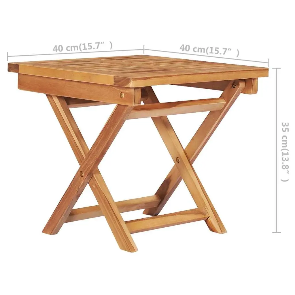 Sun Loungers Set Teak Hardwood Adjustable Backrest Anthracite 2 pcs with Side Table
