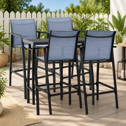 Practical 5-Piece Garden Bar Set for Any Outdoor Event