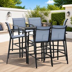 Versatile 7-Piece Garden Bar Set for Outdoor Spaces
