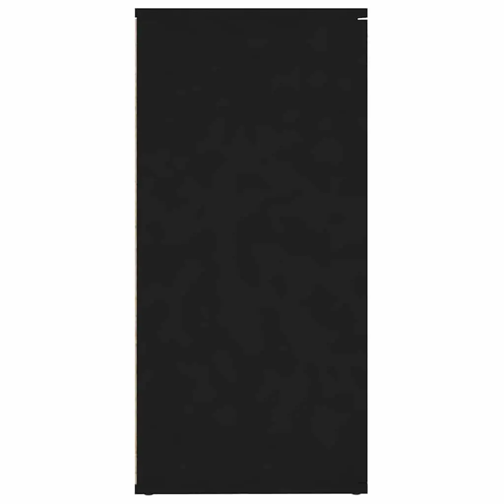 Sideboard Buffet Cabinet Black 160x36x75 cm 4 Door 2 Drawer Storage Unit