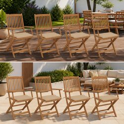 Ideal Folding Garden Chairs for Your Patio: Set of 8