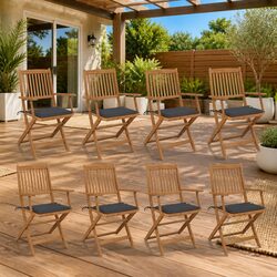 Folding Chairs Set for Garden and Patio Use