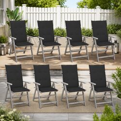 Ideal 8-Chair Set for Your Garden and Outdoor Activities