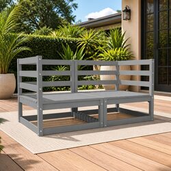 Practical 2-Seater Sofa for Outdoor Use