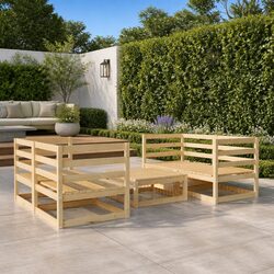 Practical 5 Piece Garden Lounge Set for Outdoor Use