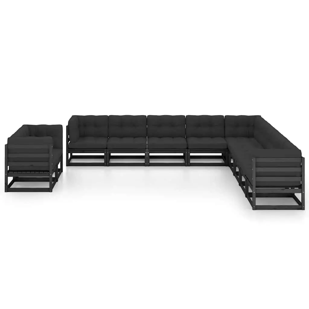 11 Piece Garden Lounge Set for Outdoor Use