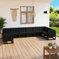 10 Piece Garden Lounge Set for Relaxing in Your Yard