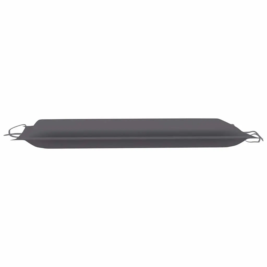 Sun Loungers Wooden Solid Acacia 2 Piece Anthracite Outdoor Deck Chairs with Cushions