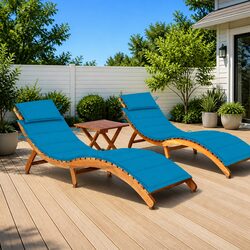 Practical Sun Loungers Set for Your Garden or Patio