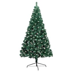 Ideal 240cm Half Christmas Tree for Small Spaces