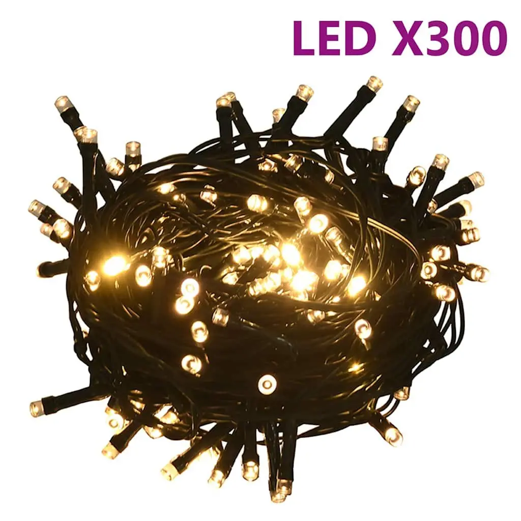Artificial Christmas Tree Half Wall-Mountable Pre-Lit LED 180cm White PVC Season Decoration