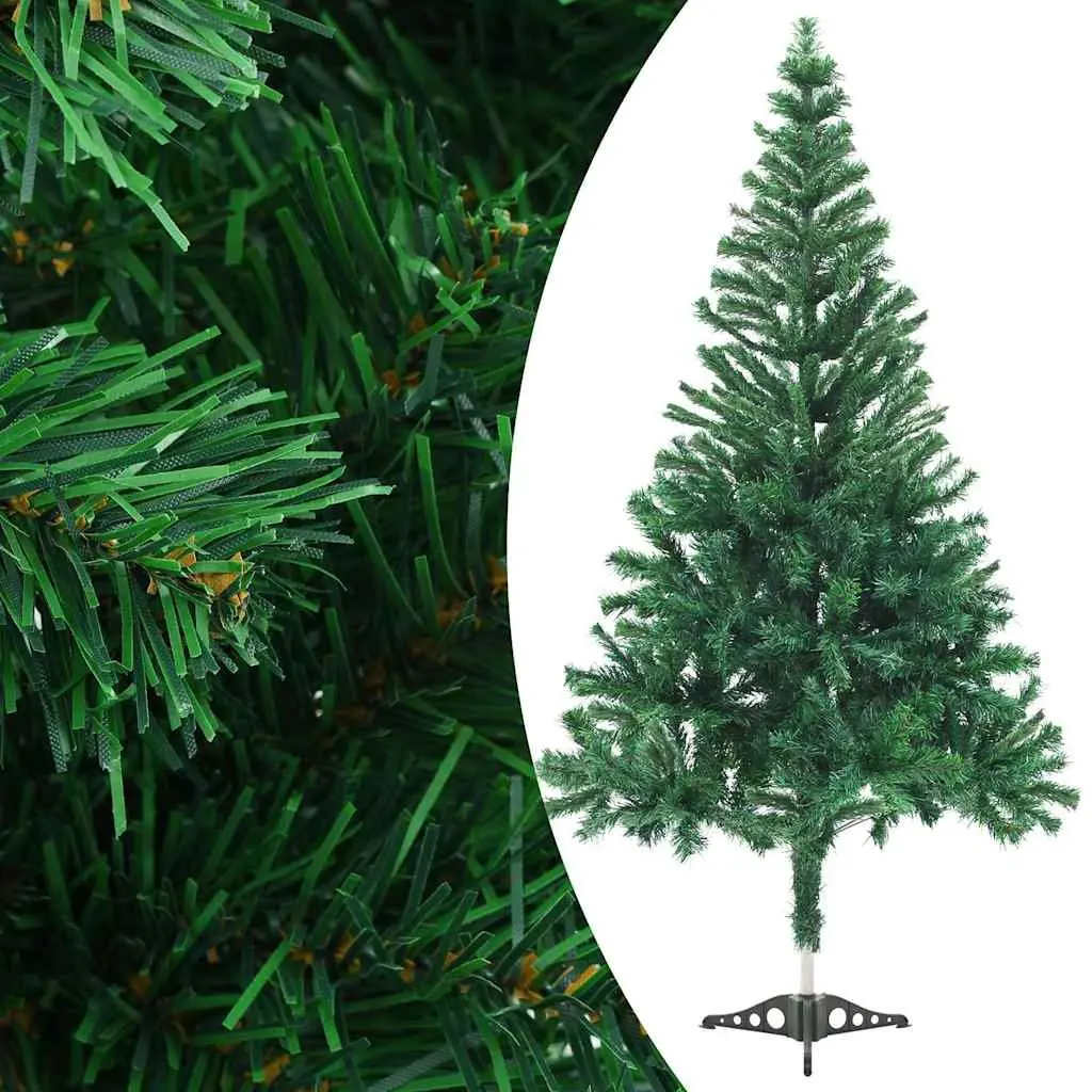 Pre-lit Artificial Christmas Tree Green 120cm 230 Branches Holiday Decoration