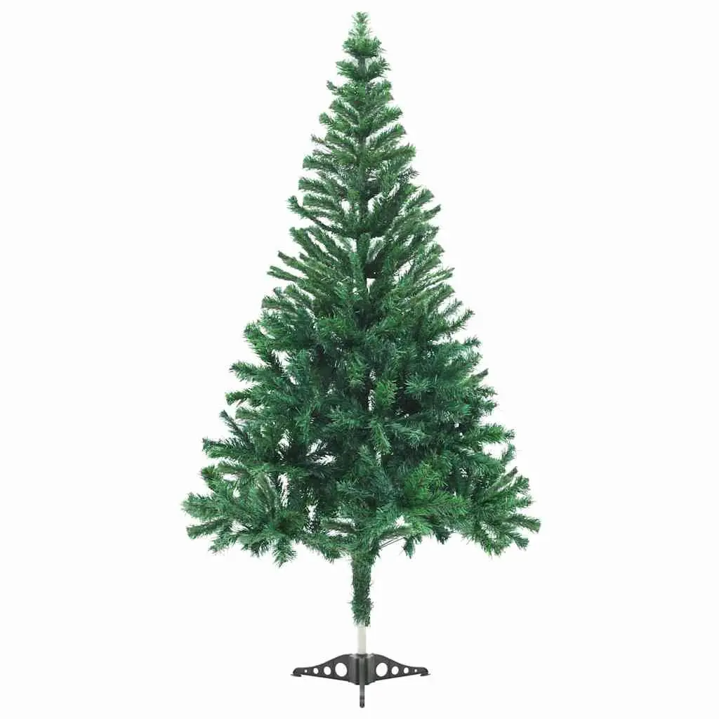 Pre-lit Artificial Christmas Tree Green 120cm 230 Branches Holiday Decoration