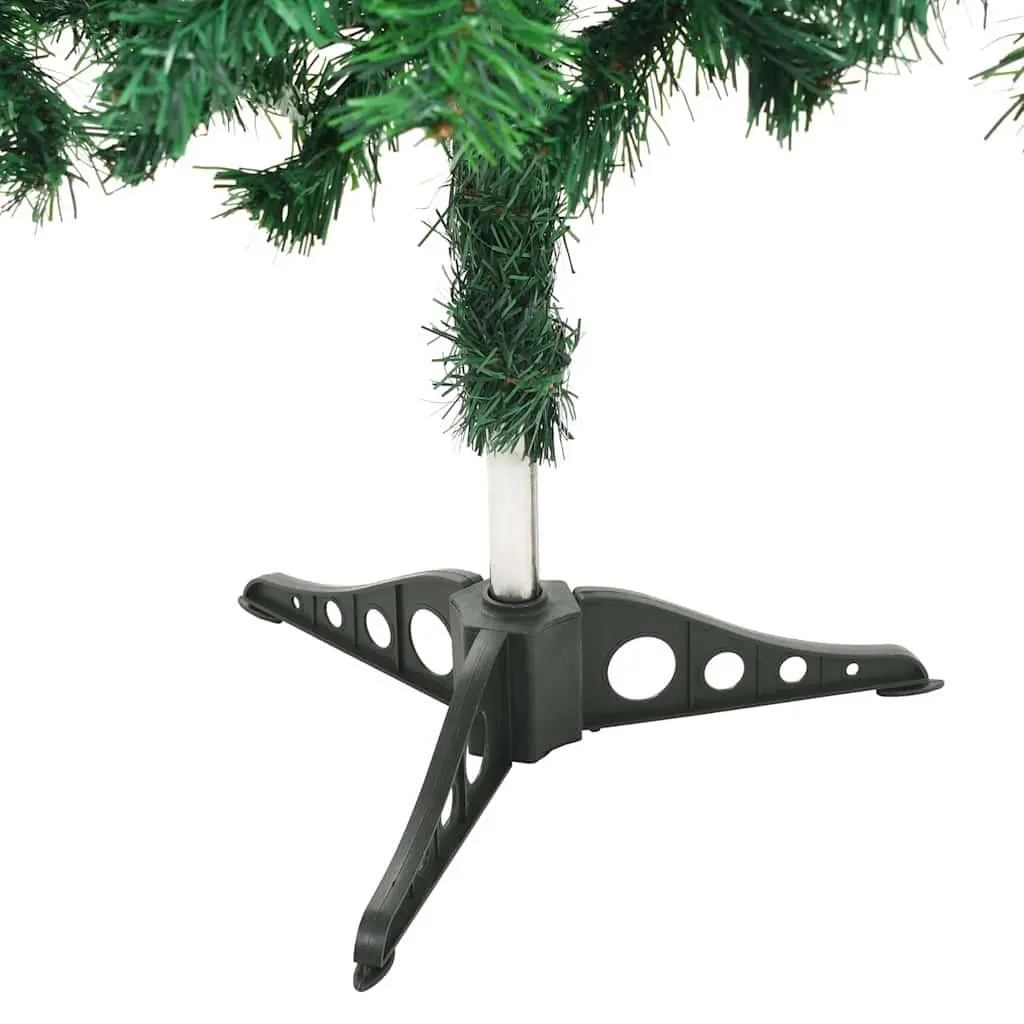 Pre-lit Artificial Christmas Tree Green 120cm 230 Branches Holiday Decoration