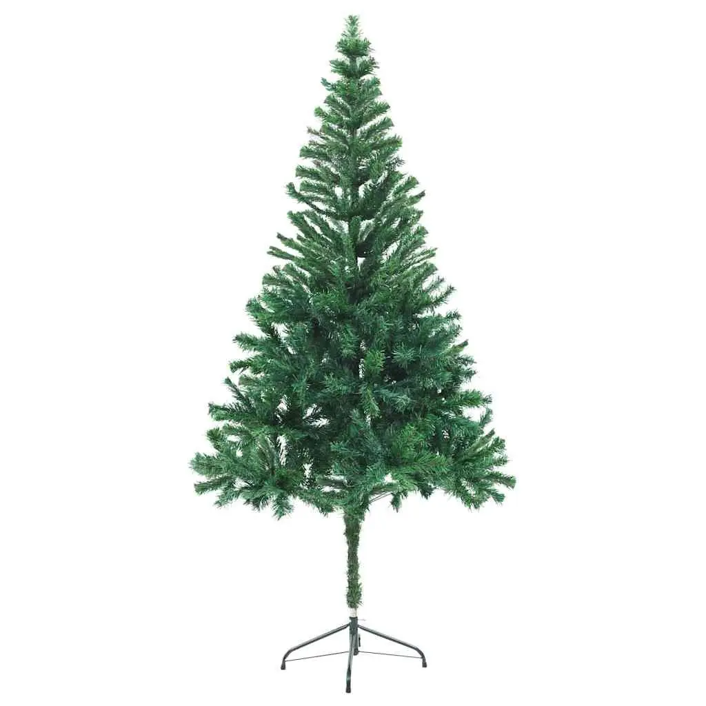 Pre-lit Artificial Christmas Tree Green PVC 180cm 564 Branches LED Lights