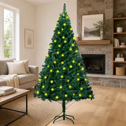 Practical 150cm Christmas Tree with LED Lights