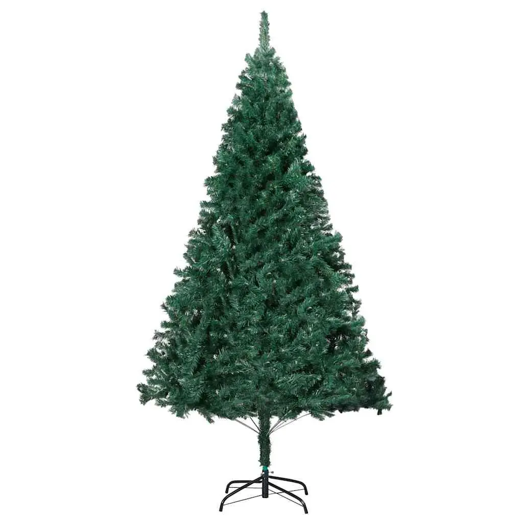 Artificial Christmas Tree Pre-lit PVC 180cm Green