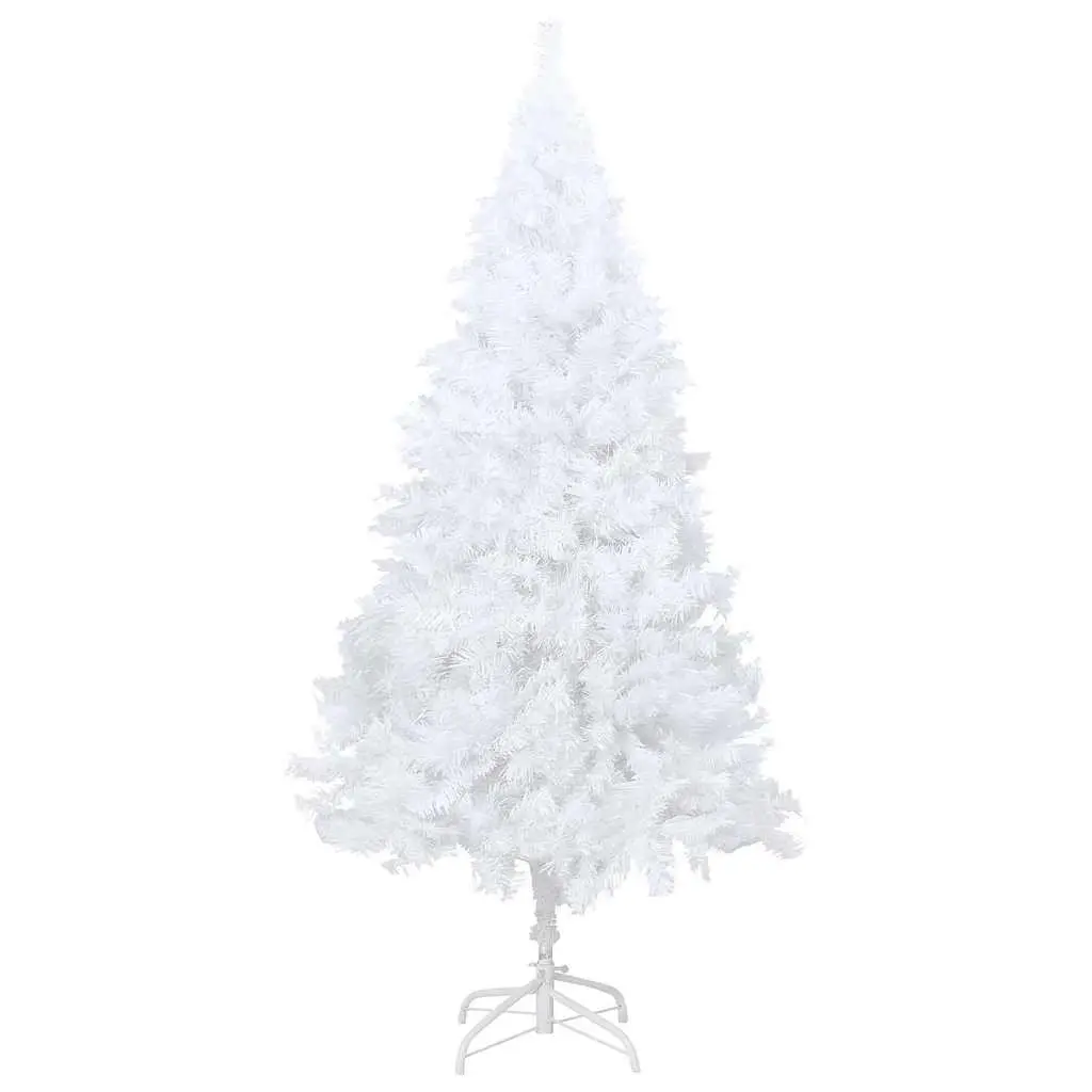 White Artificial Christmas Tree 120cm Pre-lit LED Lights Thick Branches Holiday