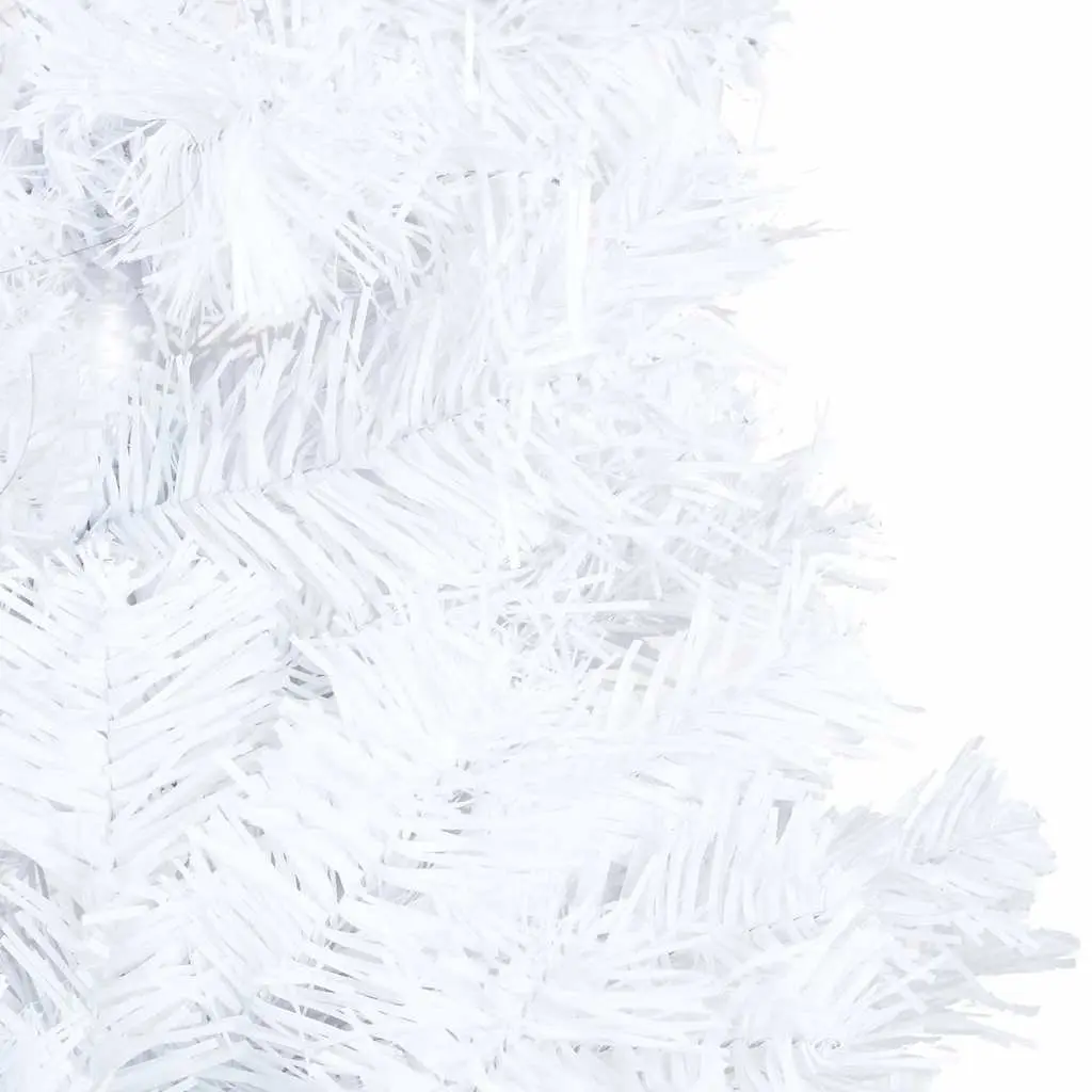White Artificial Christmas Tree 120cm Pre-lit LED Lights Thick Branches Holiday