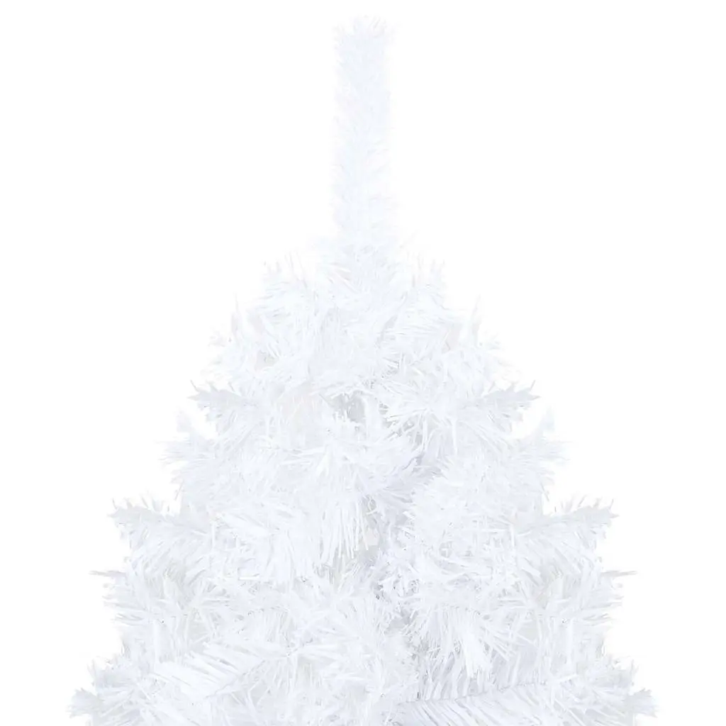 White Artificial Christmas Tree 120cm Pre-lit LED Lights Thick Branches Holiday