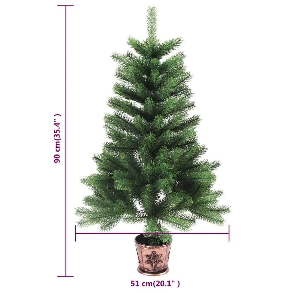 90 cm Pre-lit Christmas Tree for Home Use
