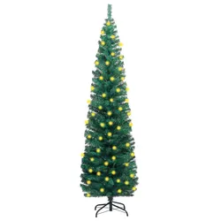 Ideal Slim Christmas Tree for Small Spaces 210 cm