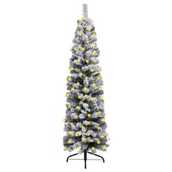 Versatile Slim Christmas Tree Ideal for Small Spaces