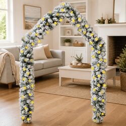 Practical Christmas Garland with LED Lights for Your Home