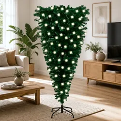 Practical Use of Upside-Down Christmas Tree for Festivities
