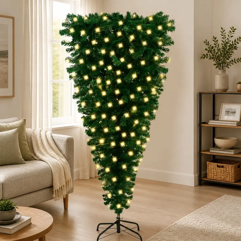Upside-Down Christmas Tree Green 180cm