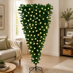 Versatile Upside-Down Christmas Tree Green 180cm