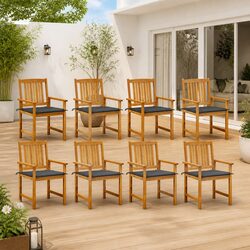 Practical 8-Piece Garden Chairs for Your Outdoor Gatherings