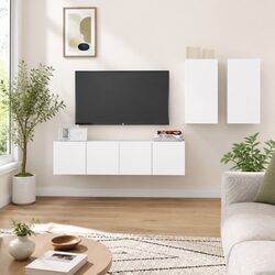 Practical Wall Mounted TV Cabinet Set for Home Organization