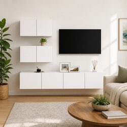 Practical Wall-Mounted TV Cabinet for Everyday Use