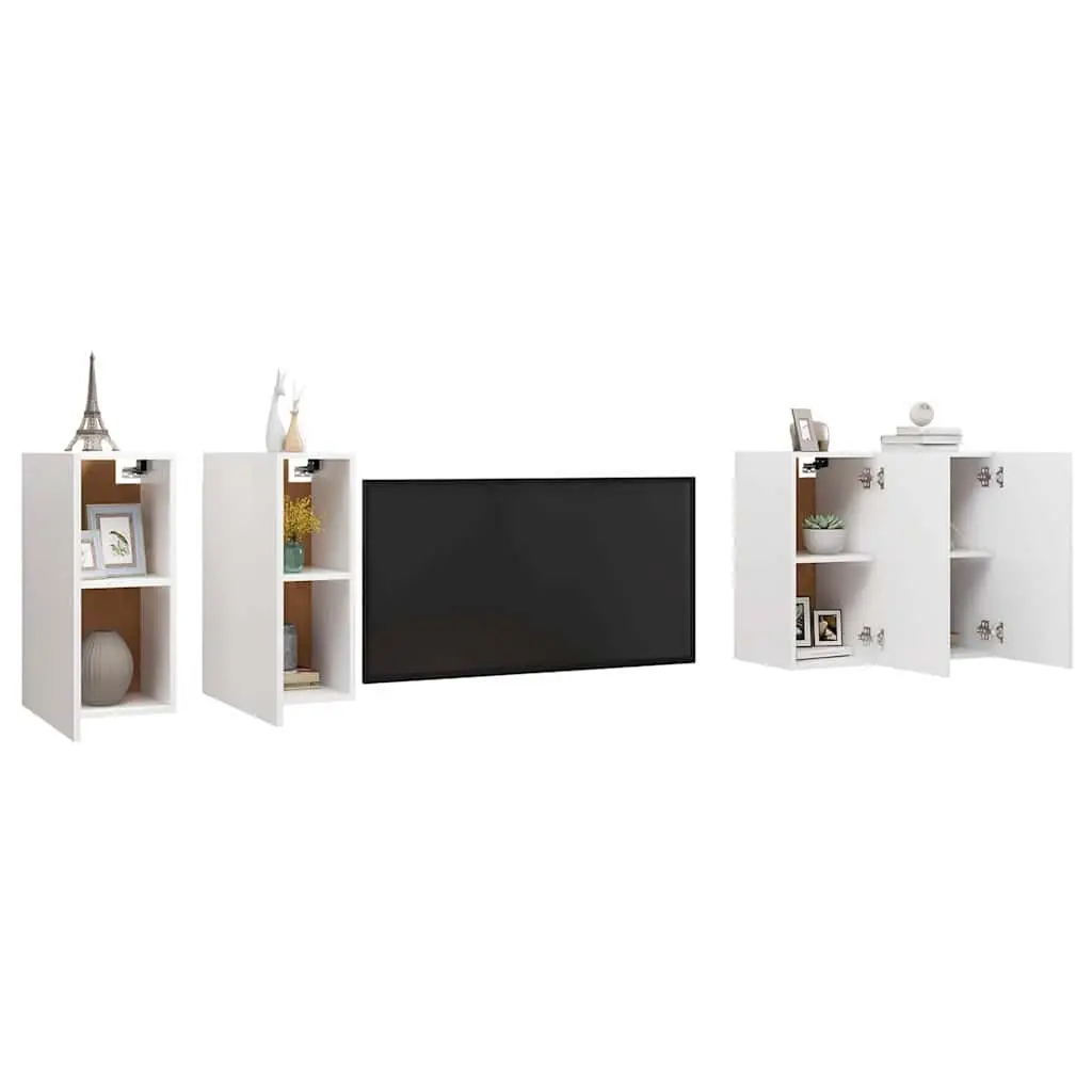 Wall Mounted TV Cabinet Set for Home Use