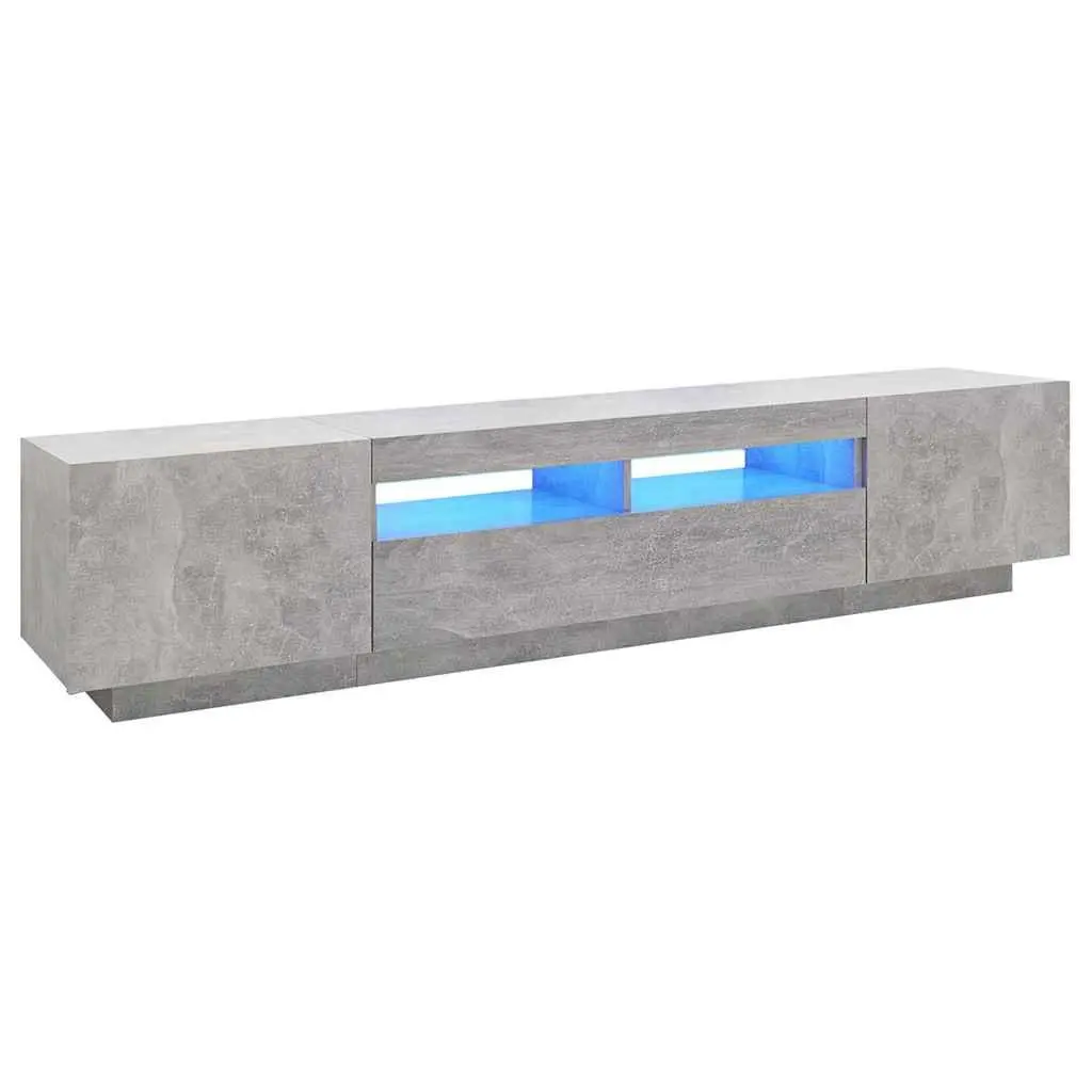 200cm TV Cabinet with RGB LED Lighting