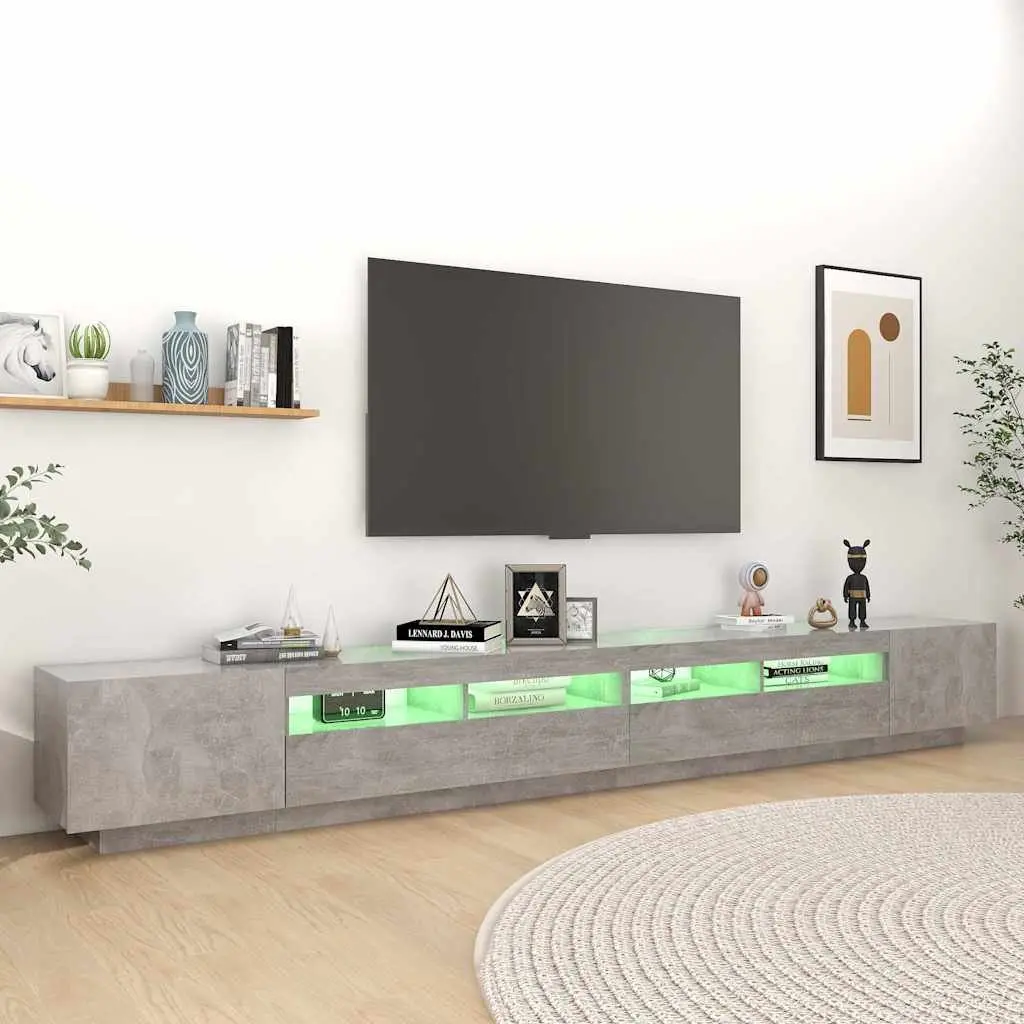 Grey TV Cabinet for Media Storage Needs