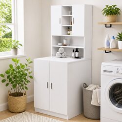Washing Machine Cabinet for Practical Home Organization