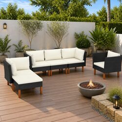 Practical 6 Piece Lounge Set for Your Outdoor Retreat