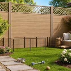 Practical Outdoor Dog Kennel 3m² for Safe Play