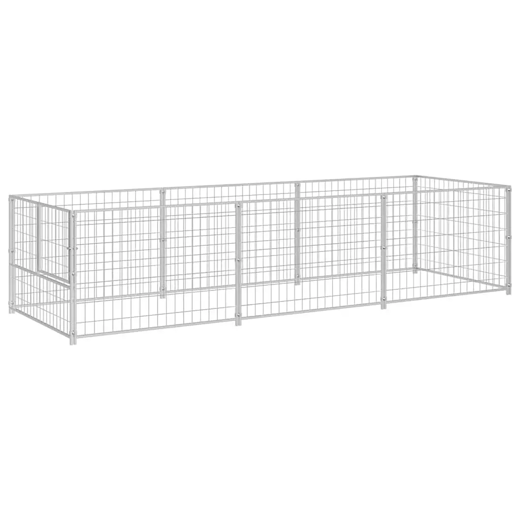 Dog Kennel 3m² Outdoor Pet Cage Steel Wire Mesh Enclosure Run Exercise Pen