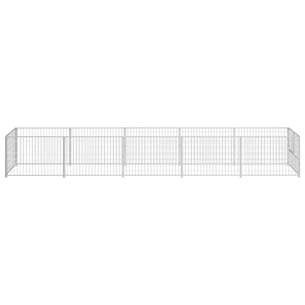 Dog Kennel 5m² Outdoor Pet Enclosure Steel Wire Mesh Run Exercise Playpen