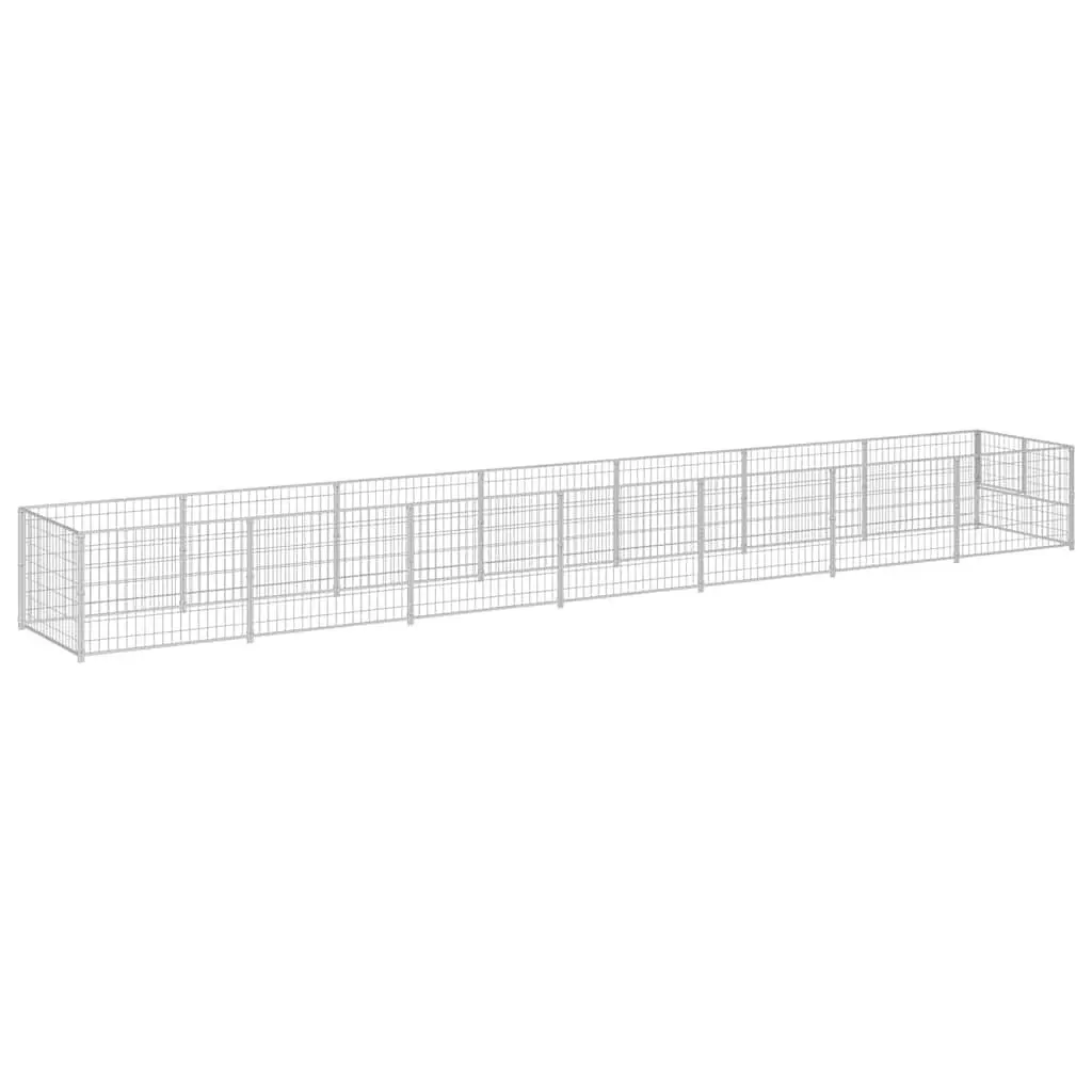 7 m² Outdoor Dog Kennel for Active Pets
