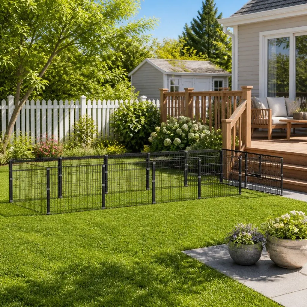 20 m² Dog Kennel for Outdoor Use