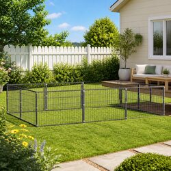 Functional Outdoor Dog Kennel for Safe Playtime