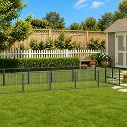 Practical 18 m² Dog Kennel for Secure Outdoor Play