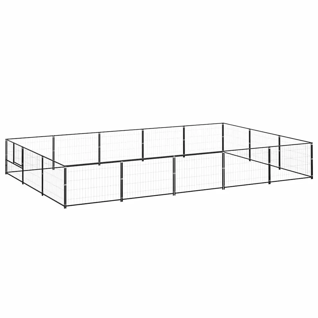 Dog Kennel Outdoor Pet Enclosure Steel Wire Mesh Large Exercise Space Lockable